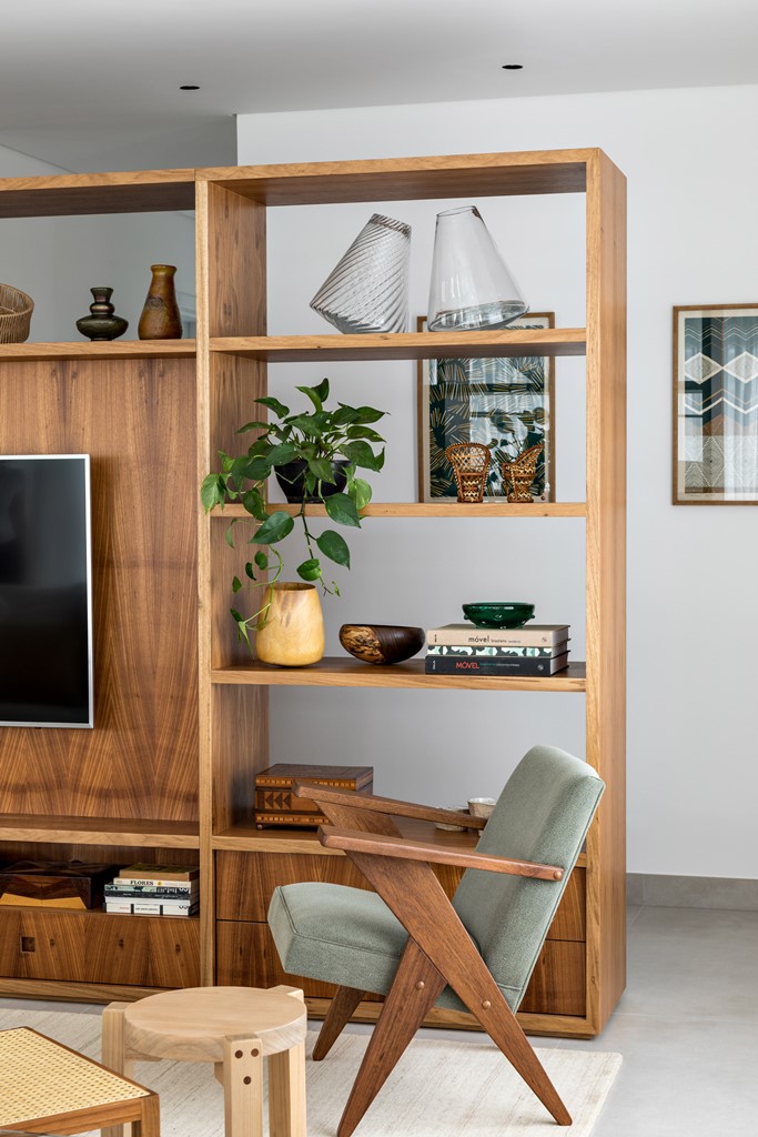 All the furniture here is made by local designers and of local types of wood