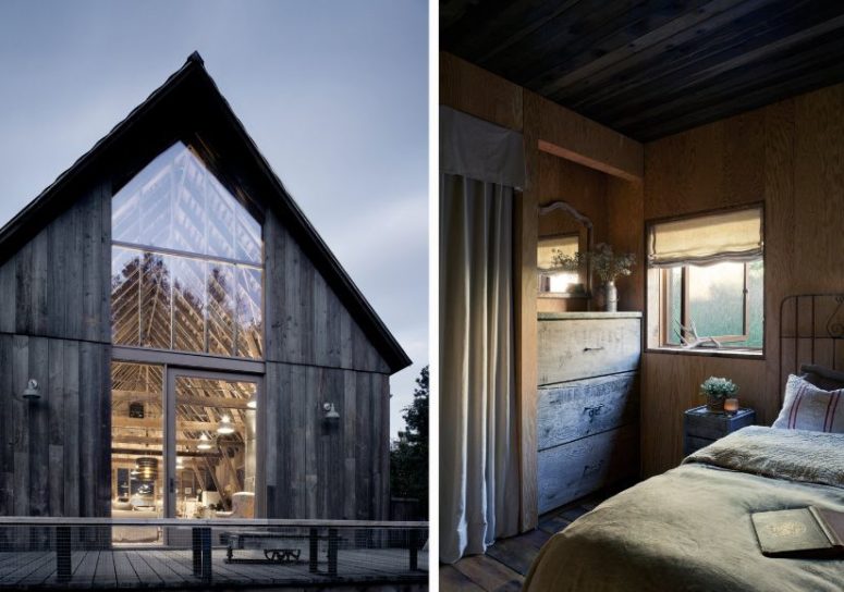 The house retianed its coziness and a slight vintage feel thanks to the use of materials and the style chosen for innner decor The house retianed its coziness and a slight vintage feel thanks to the use of materials and the style chosen for innner decor