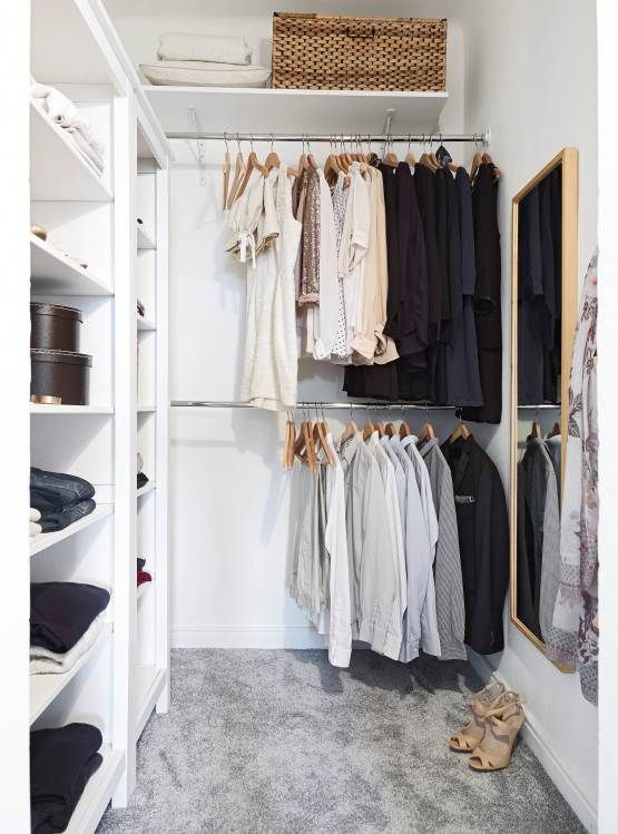 iDesign on Instagram: “✨ Small Space Tip: Maximize your closet