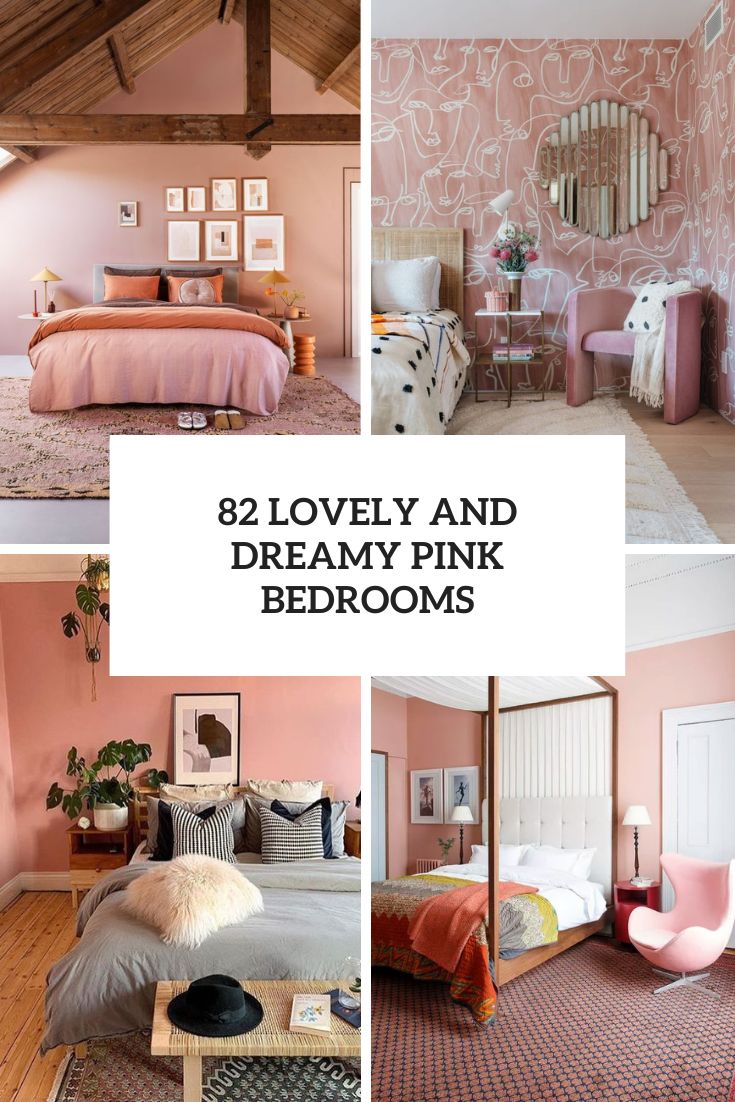lovely and dreamy pink bedrooms cover