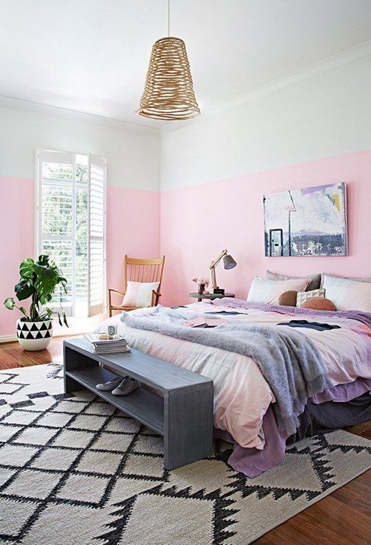 Light pink colour room discount