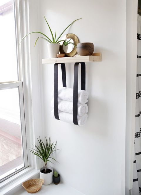 28 Bathroom Towel Storage Ideas That Are Pretty and Practical