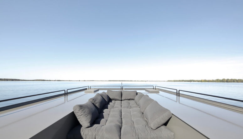 The sofas can be easily transformed into a comfortable sleeping space for two