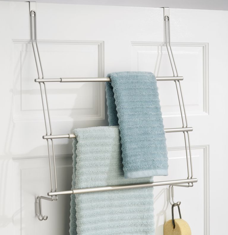 a door towel rail is a great space saving solution you can rock and it will hold a lot of towels