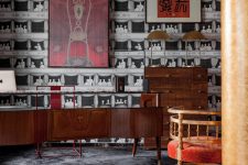 02 Unique designer furniture and art make this apartment a real masterpiece