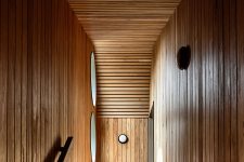 07 That much wood in decor reminds of ships, which was done to hint on the coastal location