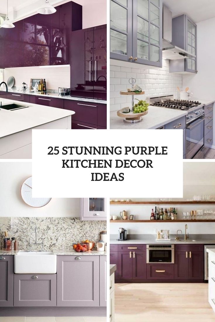 Purple Kitchen Designs, Pictures and Inspiration