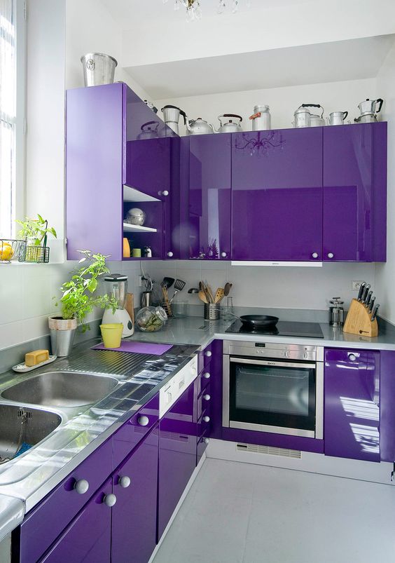 Purple Kitchen Inspiration Ideas