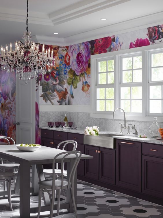 25 Stunning Purple Kitchen Decor Ideas DigsDigs