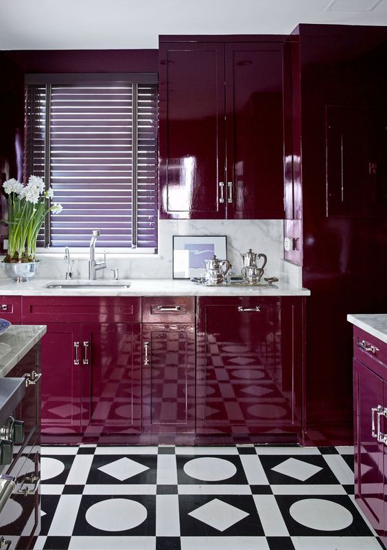 25 Stunning Purple Kitchen Decor Ideas DigsDigs