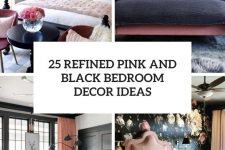 25 refined pink and black bedroom decor ideas cover