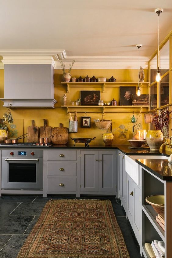 25 Bright Grey And Yellow Kitchen Decor Ideas Digsdigs