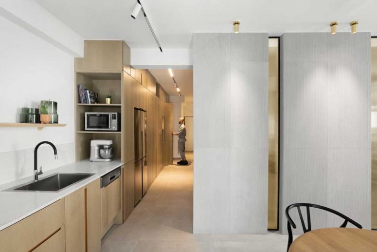 cool storage solution in a kitchen