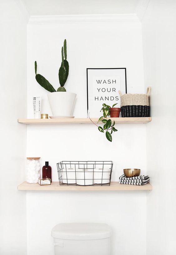 25 Smart And Stylish Bathroom Shelving Ideas - DigsDigs