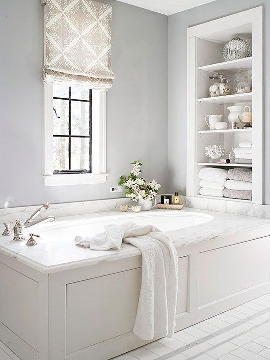 25 Smart And Stylish Bathroom Shelving Ideas - DigsDigs