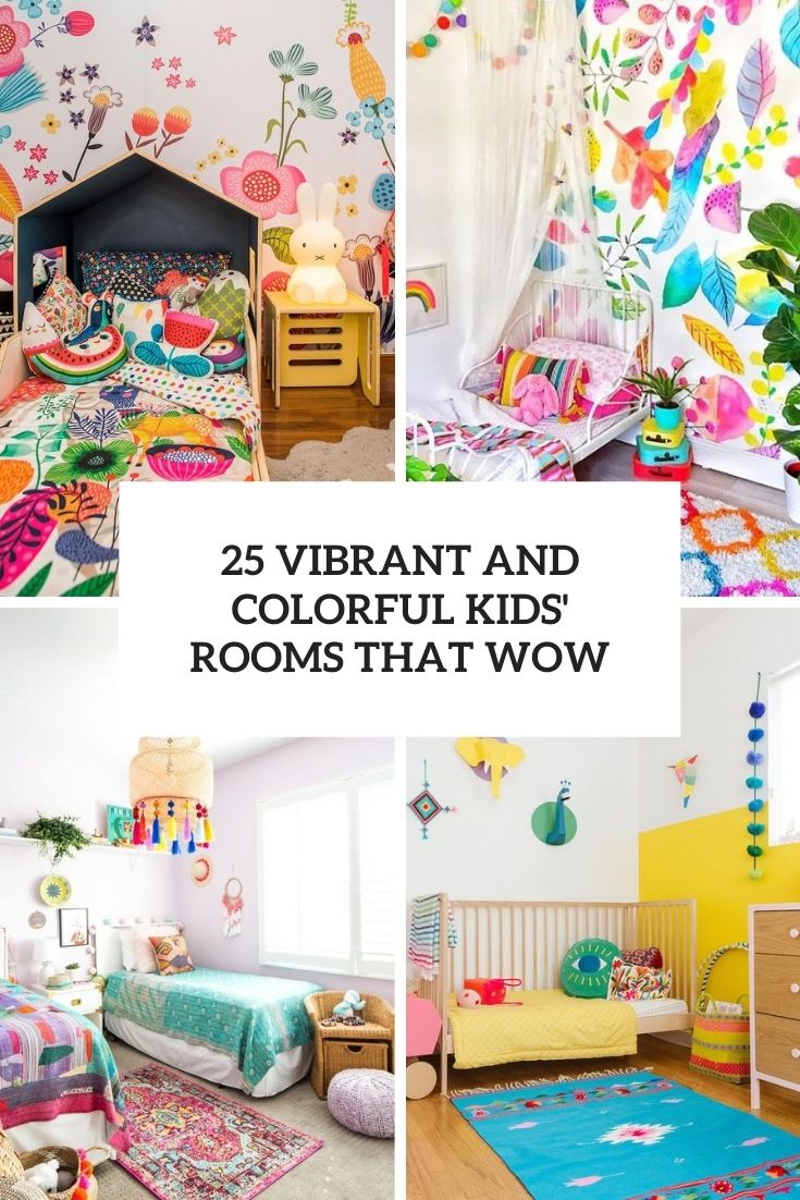 25 Vibrant And Colorful Kids’ Rooms That Wow - DigsDigs