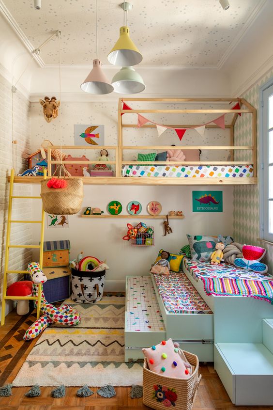 25 Vibrant And Colorful Kids’ Rooms That Wow - DigsDigs