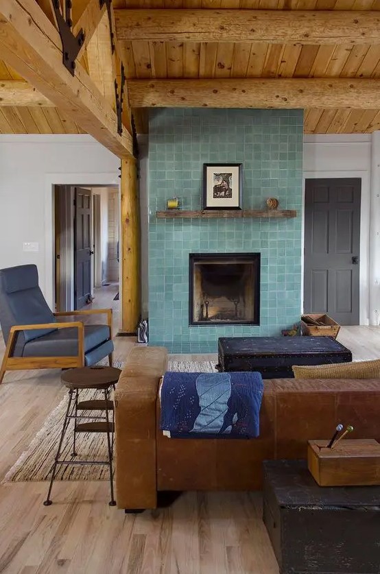 87 Jaw-Dropping Colorful Fireplace Designs - DigsDigs