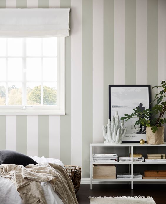 25 Striped Accent Walls For Your Home DigsDigs