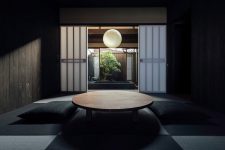 01 This Japanese house in Kyoto is a restored dwelling with moody and very tranquil interiors
