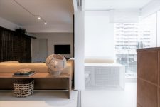 gorgeous sliding doors makes the interior stylish and practical