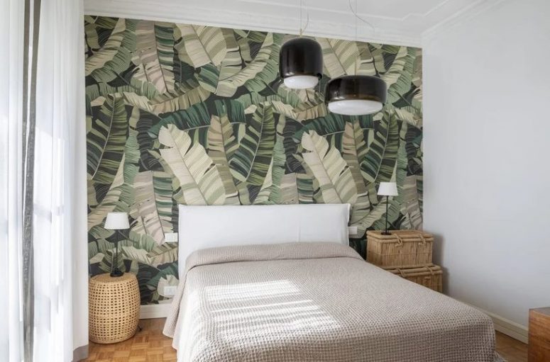 a statement wall makes any room interesting