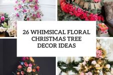 26 whimsical floral christmas tree decor ideas cover