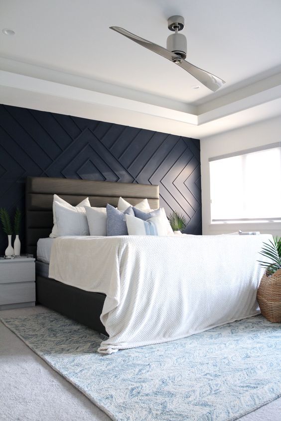 25 Trendy Geometric Panel Accent Walls DigsDigs