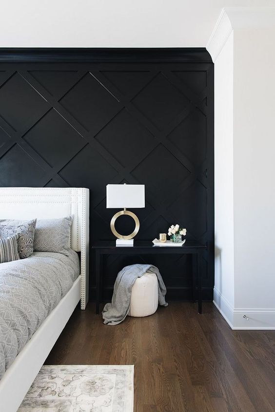 25 Trendy Geometric Panel Accent Walls DigsDigs
