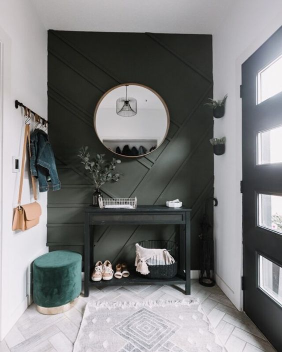 25 Trendy Geometric Panel Accent Walls - DigsDigs