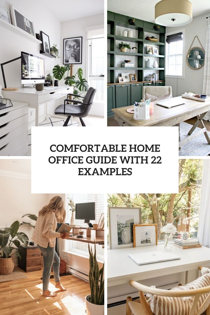 comfortable home office guide with 22 ideas cover
