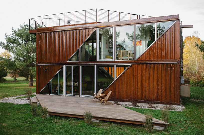 Prefab C-Home Hudson Of Shipping Containers - DigsDigs