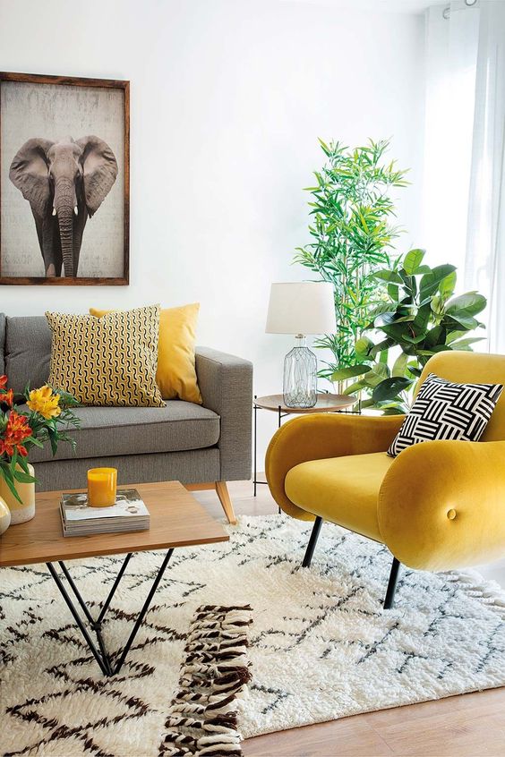 Grey And Yellow Home Decor Ideas