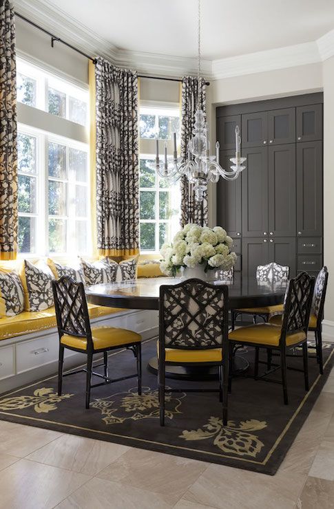 25 Cool Grey And Yellow Dining Rooms And Spaces Digsdigs