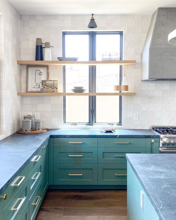 47 Pretty And Cool Mint Kitchen Decor Ideas - DigsDigs