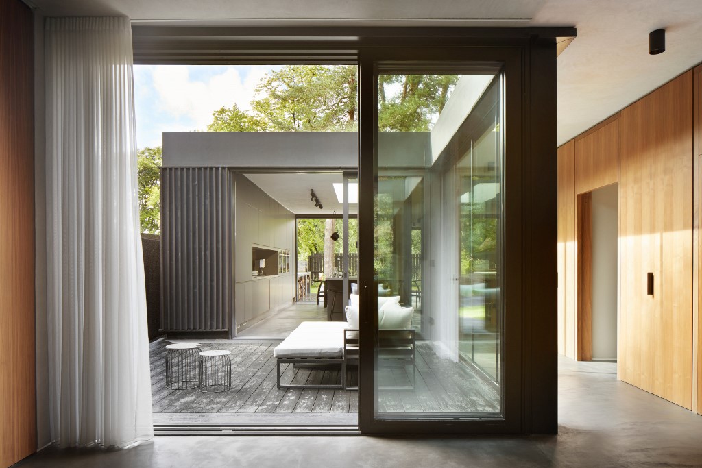 The inner courtyard are like small pockets and extensions of indoor spaces at the same time