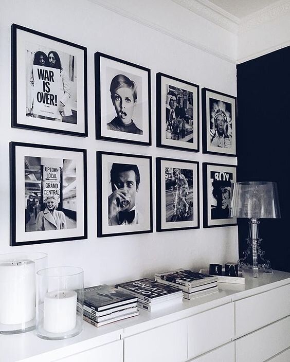 32 Stylish And Chic Modern Gallery Walls DigsDigs