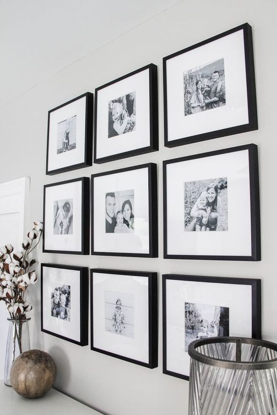 102 Cool Grid Gallery Walls That Catch An Eye DigsDigs