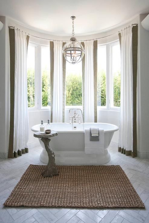 a white-brown bathroom design