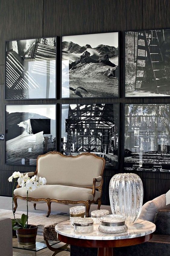 25 Cool Grid Gallery Walls That Catch An Eye DigsDigs