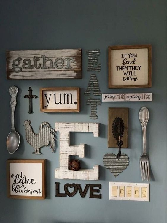 Kitchen Wall Art Farmhouse kitchen Wall Decor In This Kitchen