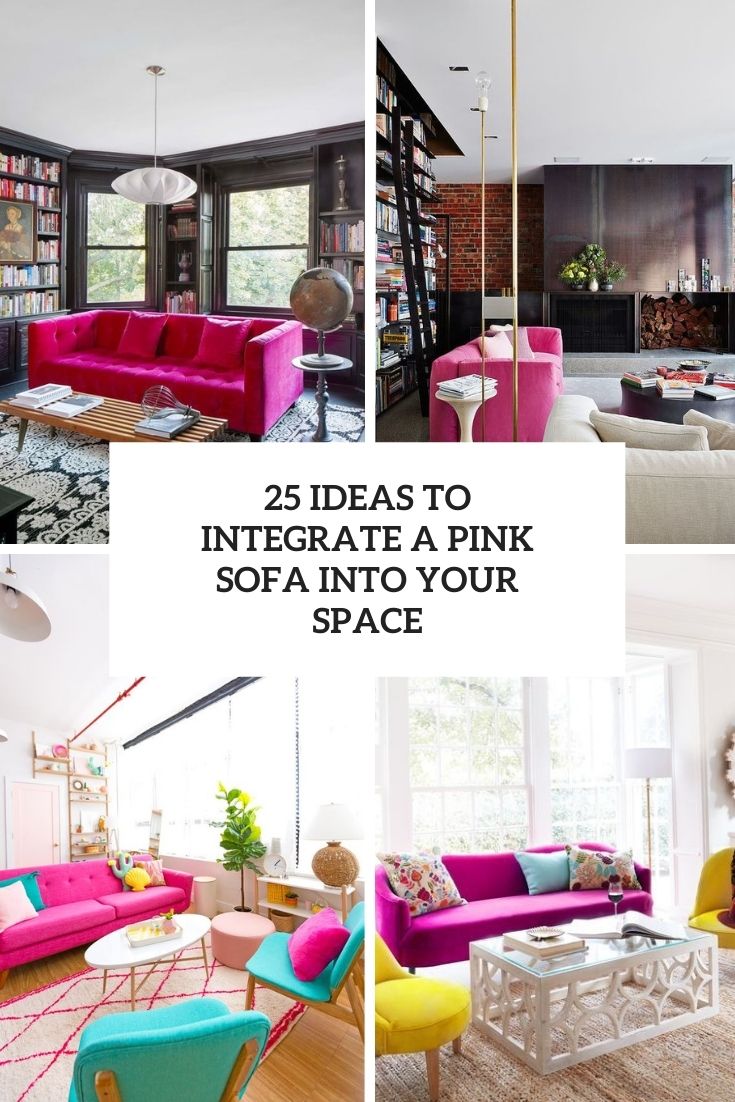 Living room pink shop sofa