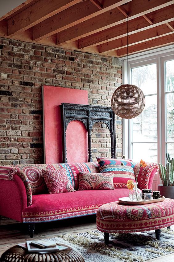 25 Ideas To Integrate A Pink Sofa Into