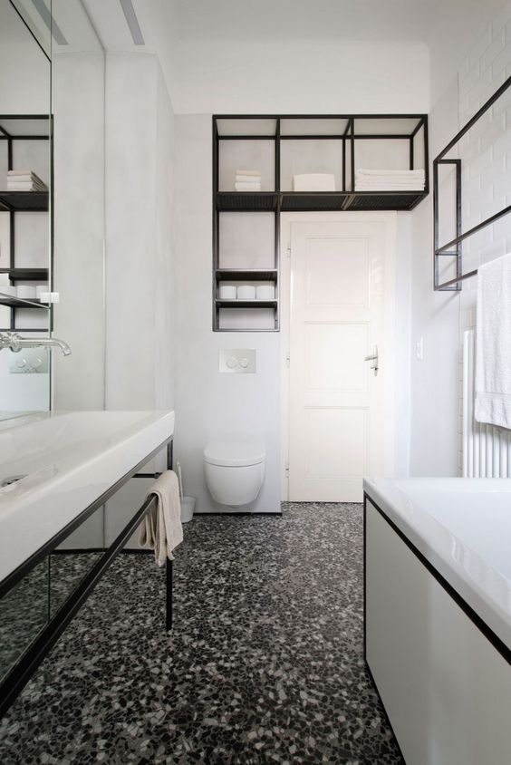 30 Lovely Terrazzo Flooring Ideas With Pros And Cons - DigsDigs