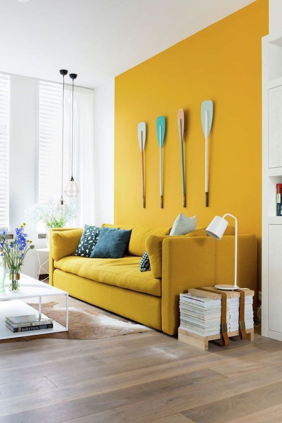 45 Ways To Incorporate A Yellow Sofa Into Your Room Digsdigs 45 Ways To Incorporate A Yellow Sofa, What Color Goes With Yellow Sofa