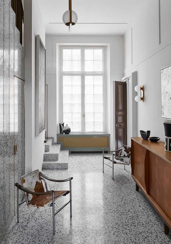 30 Lovely Terrazzo Flooring Ideas With Pros And Cons - DigsDigs