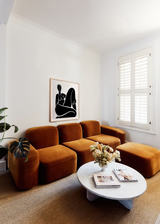 Orange Sofas For A Bold Color Statement