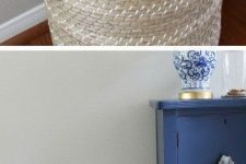 25 a woven basket with a lid is a classic idea to hide a router and it looks nice in many types of interiors, it will add coziness