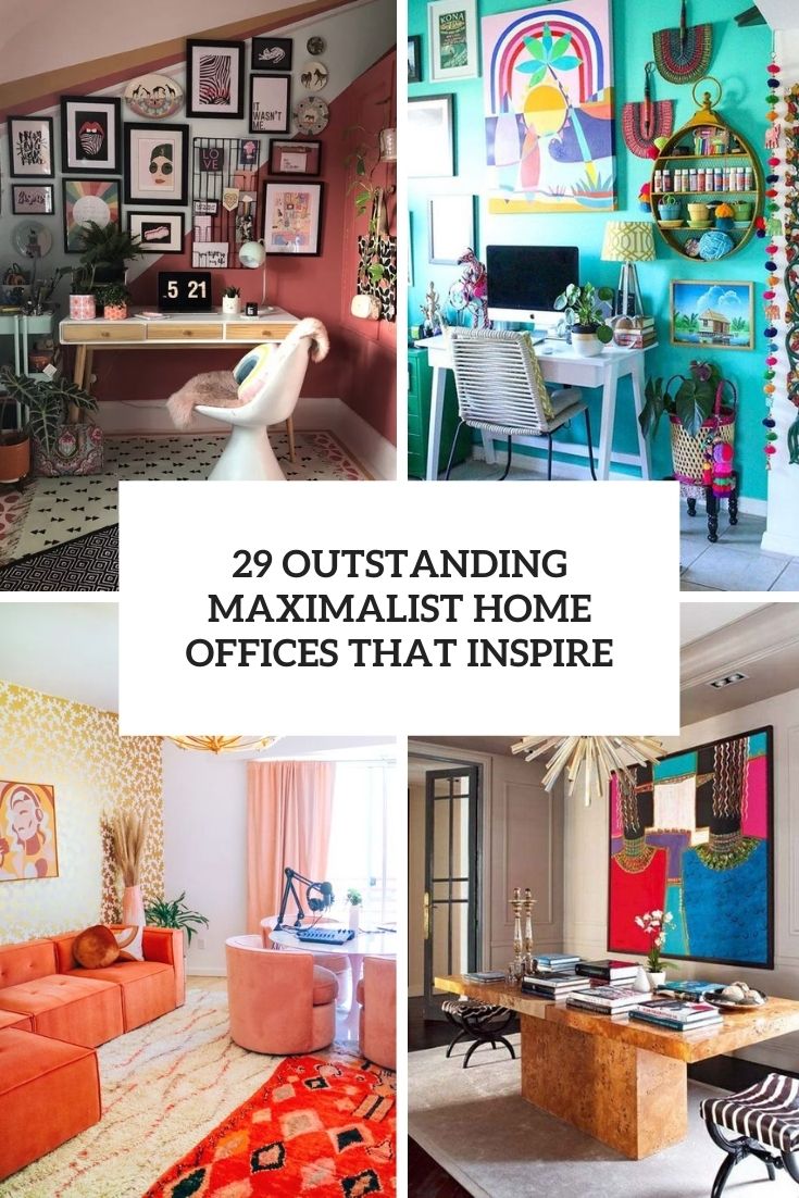 outstanding maximalist home offices that inspire cover