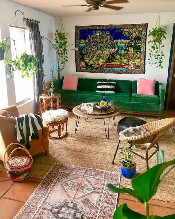 40 OneOfAKind Maximalist Living Rooms DigsDigs